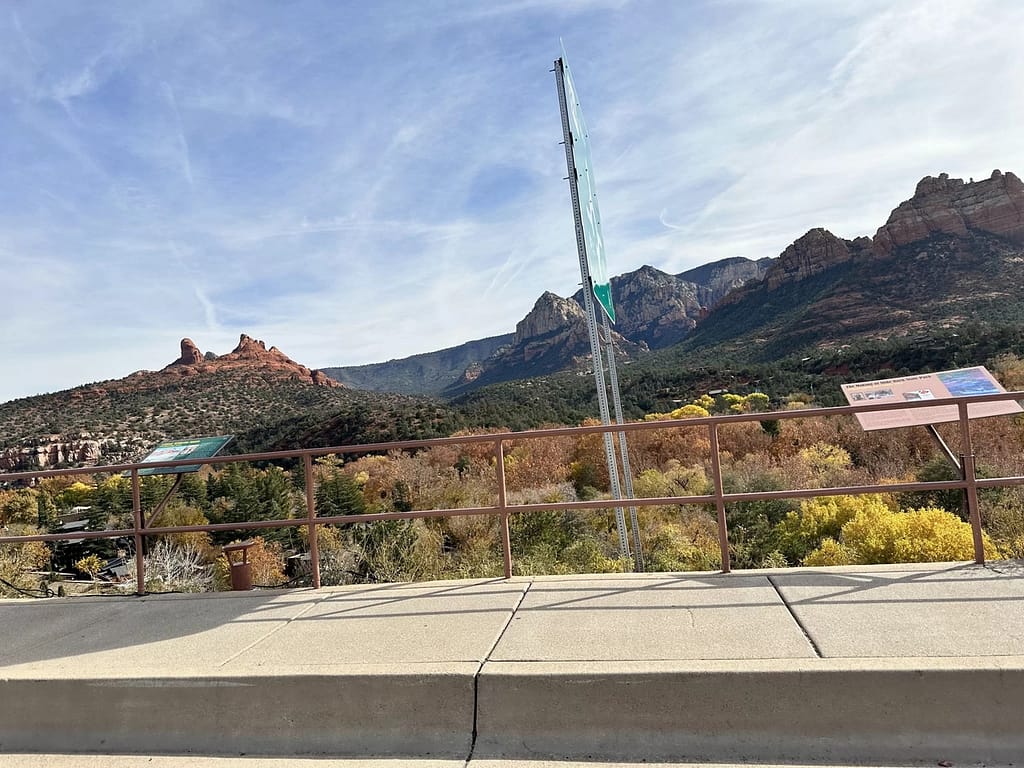 The picturesque view of downtown Sedona